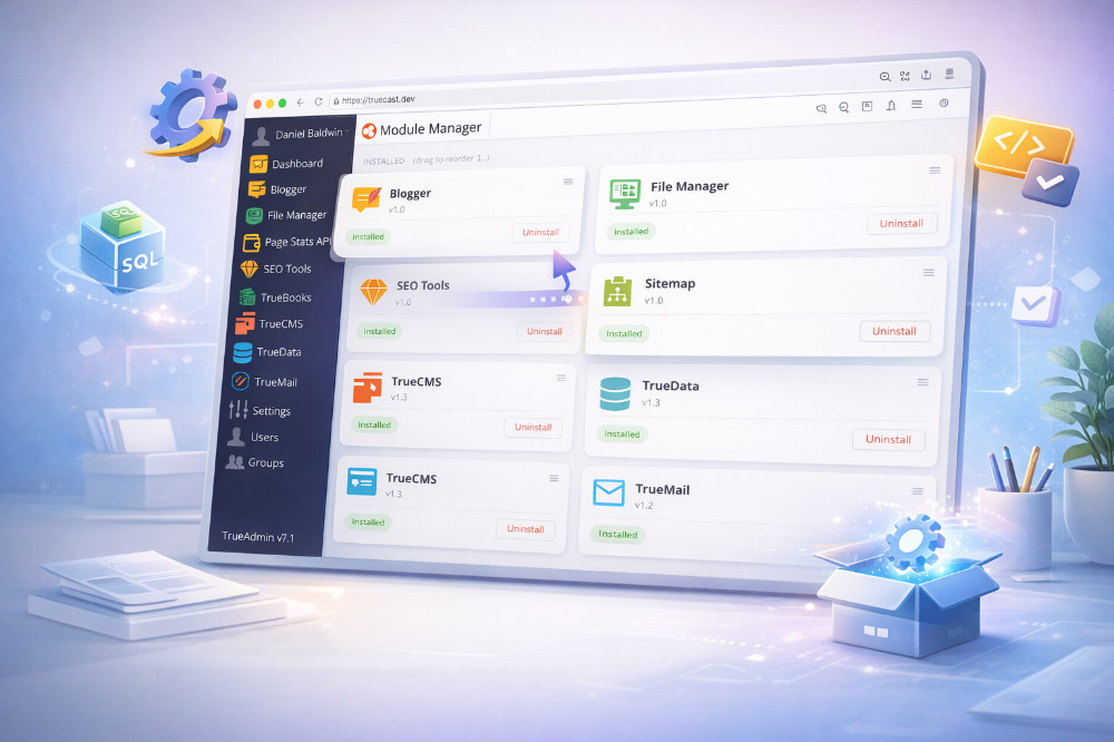 TrueAdmin module manager