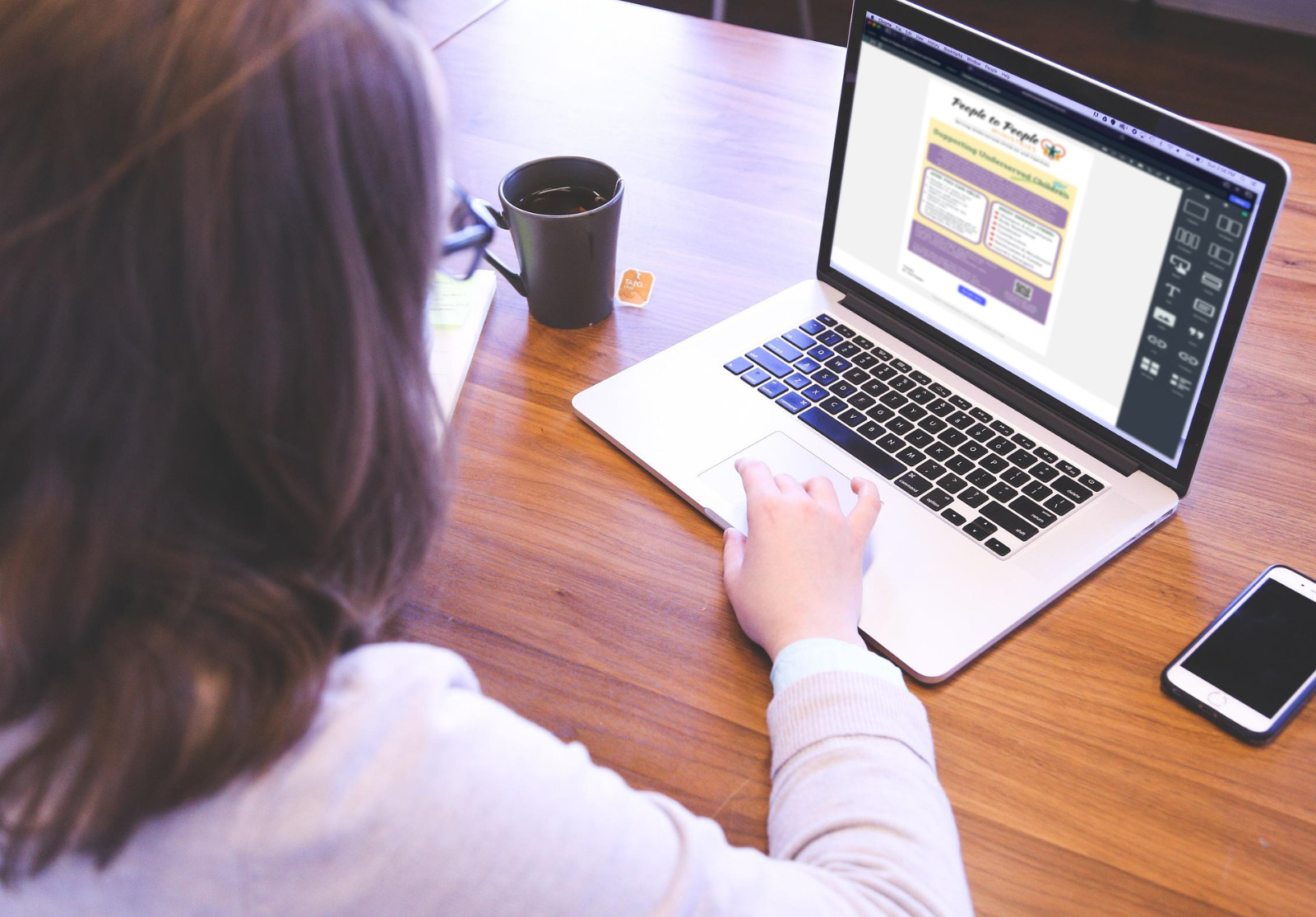 TrueMail drag-and-drop editor